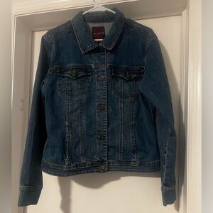 Gloria Vanderbilt Dark Blue Denim Jacket